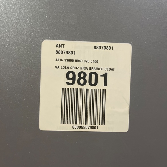 Lola Cruz Bria Braided T-Strap Leather Sandal  40 9 Anthropologie - Picture 6 of 6